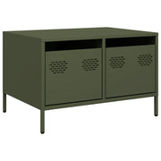 Mobile TV | Armadietto TV | Mobile Porta TV Verde Oliva 68x50x43,5cm in Acciaio Laminato a Freddo
