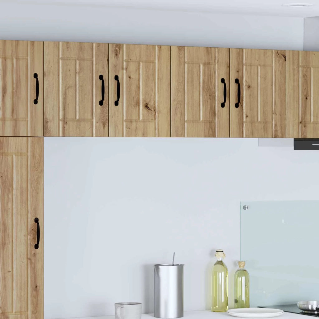 Armadi a pareti per cucina Lucca 2 pcs Rovere Artigianale 884933