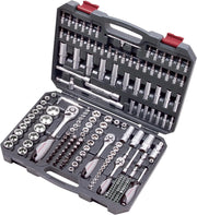 Set di chiavi a bussola; 1/4"+3/8"+1/2", 19 x 34 x 7,5 cm