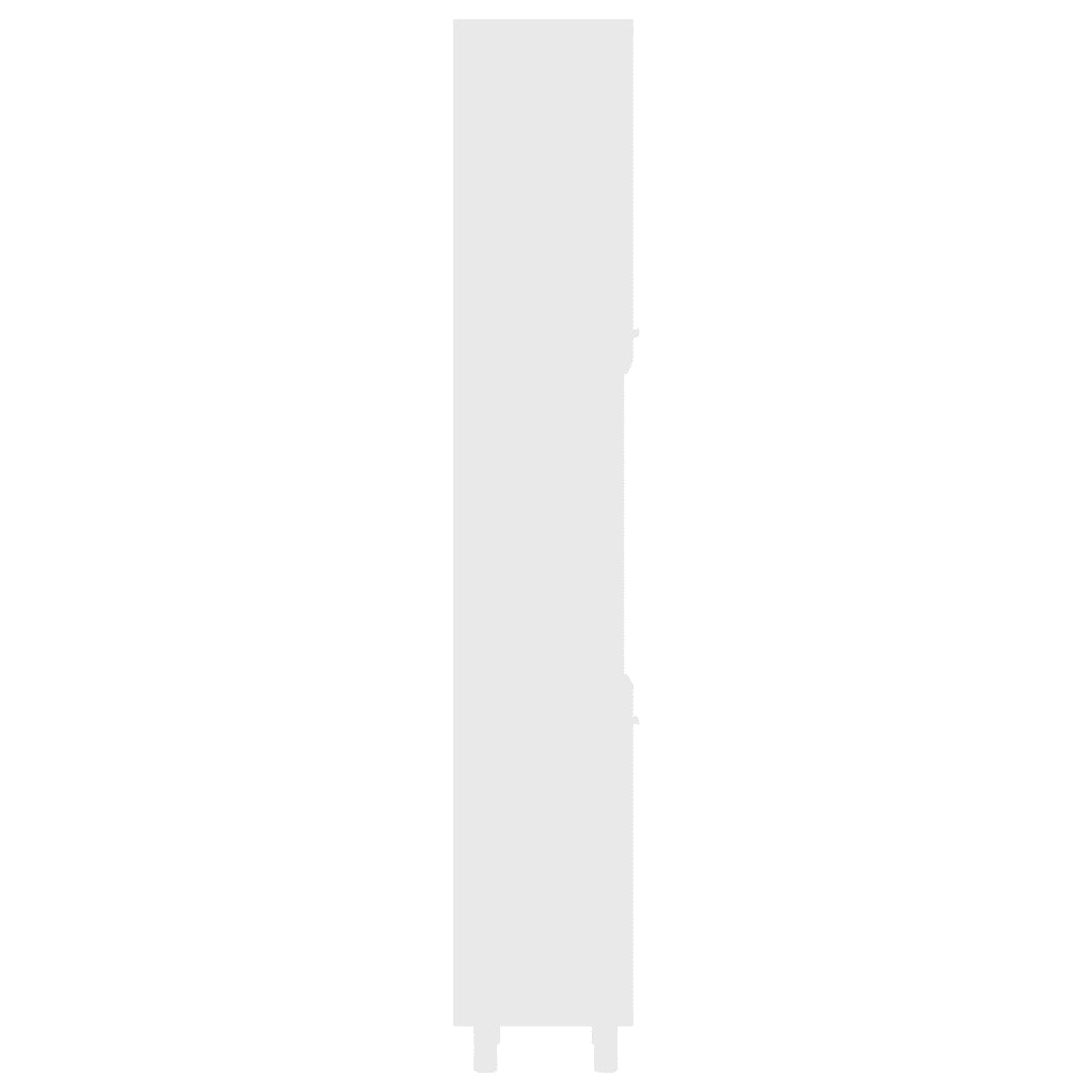 Mobile da Bagno | Armadio da bagno Bianco 30x30x179 cm in Legno Multistrato