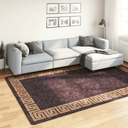 Tappeto Lavabile 190x300 cm Nero e Oro 337932