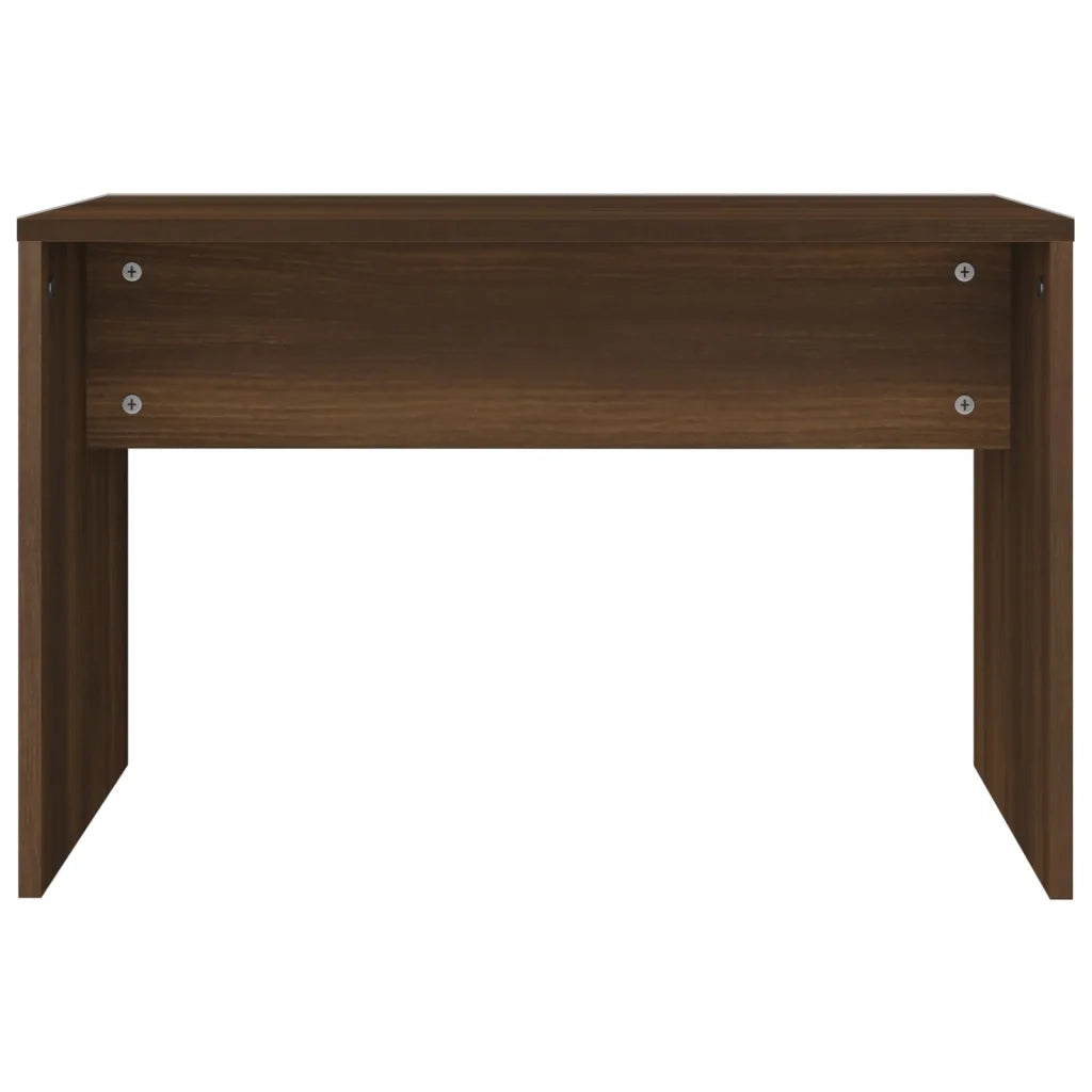 Set Tavolo da Toeletta Rovere Marrone 86,5x35x136 cm 3114154