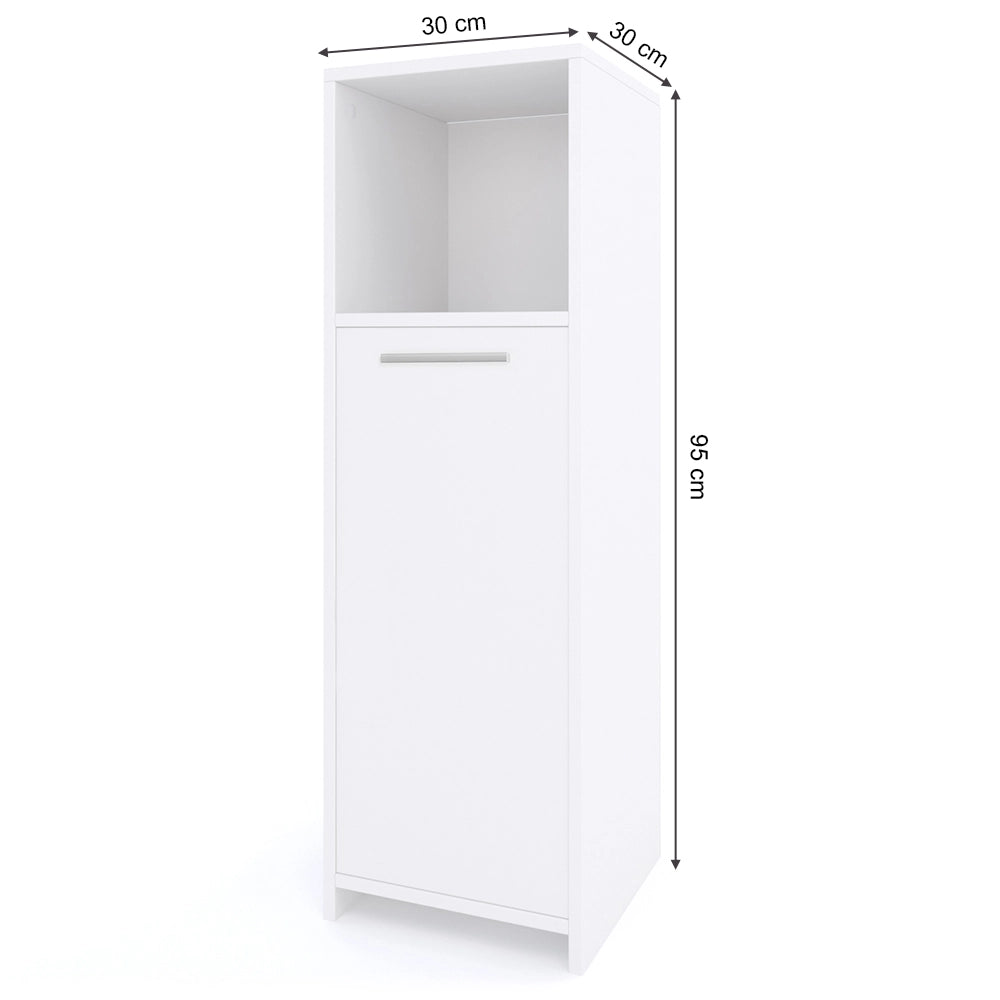 Vicco Mobiletto bagno Bianco 30 x 95 cm