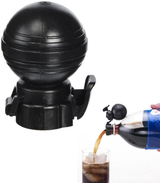 Dop con Pompa unico Design - Bocchette di Silicone riutilizzabili - Copertura per bevande gassate - Resistente alla lavastoviglie - Conserva le bevande fresche - Facile da utilizzare - Copertura per bottiglie di bibite