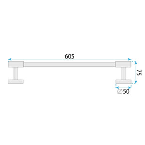 Portasciugamano Da Bagno 5701 Galo Brush Copper