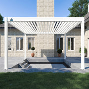 Pergola bioclimatica Ombréa VS autoportante 4x4M - Bianco