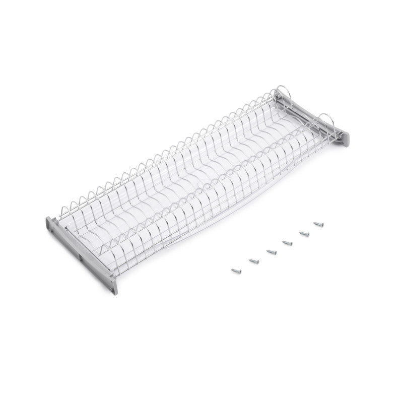 Contenitore per la raccolta differenziata da montare sul fondo ed estraibile manualmente in cucina 2x15lt, Grigio antr..