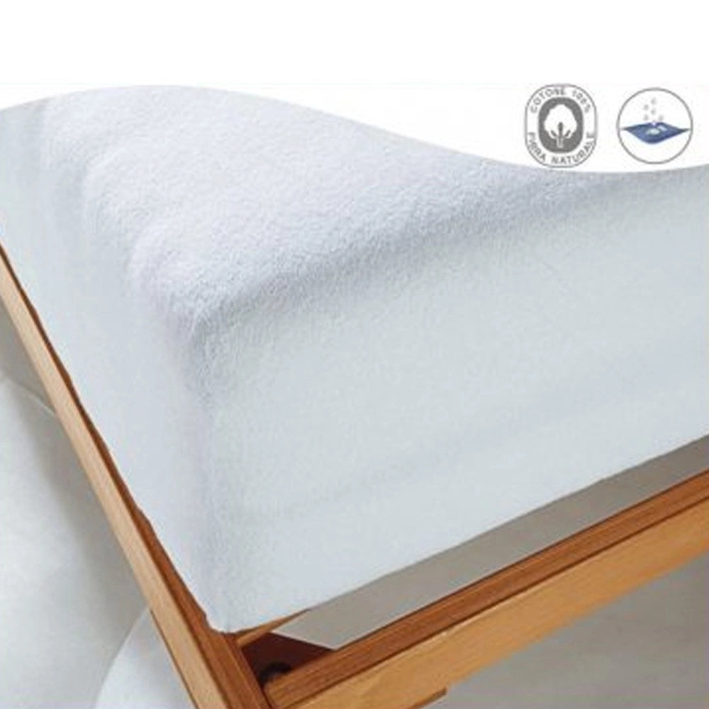 Trade Shop - Coprimaterasso Sanitario Impermeabile 1 Piazza Con Angoli Elastici 90x195cm -
