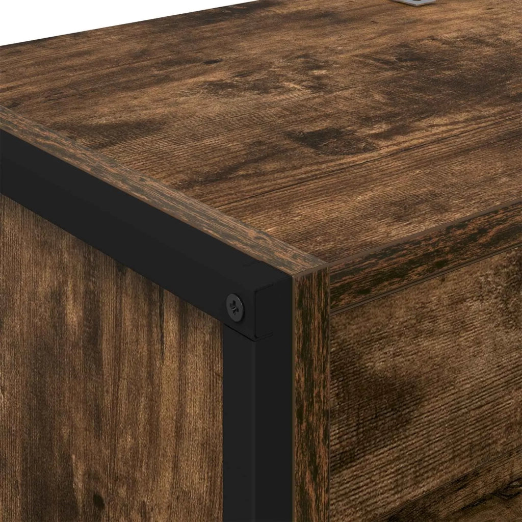 Armadio per Libri 2 pcs Quercia Fumosa 60 x 30 x 189,5 cm 3403000
