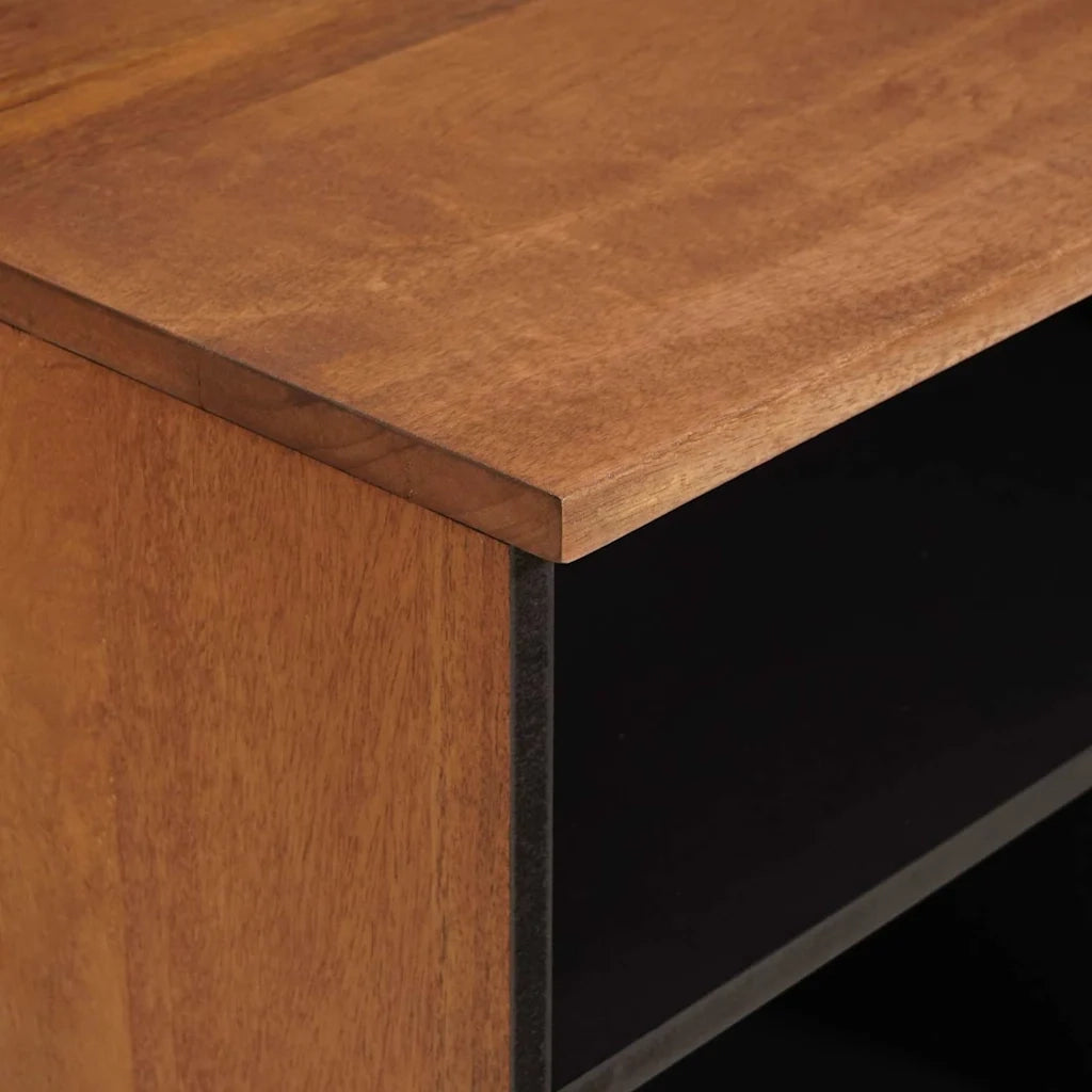 Mobile TV con cassetto Finitura Marrone Acacia 100 x 33 x 46 cm 4017916