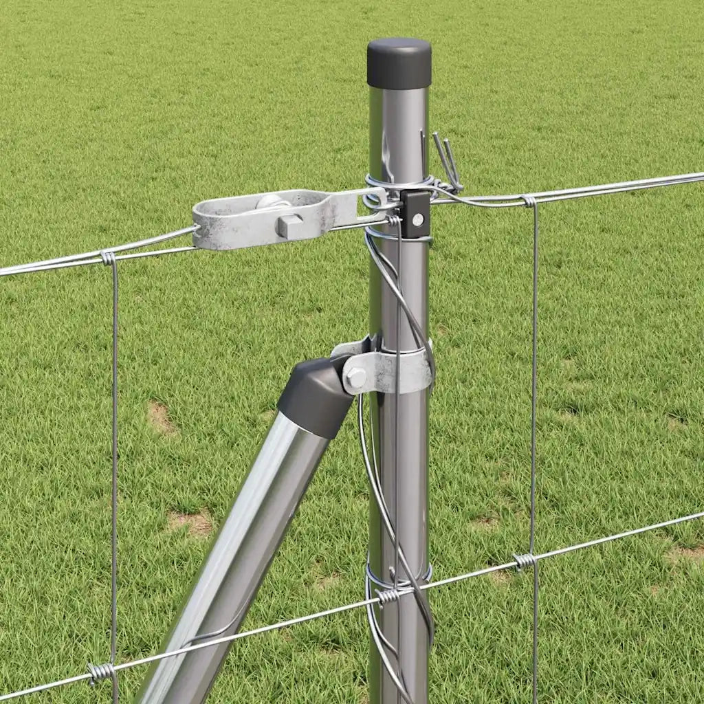 Palo della recinzione Zincato 50 x 1 m Acciaio 3351532