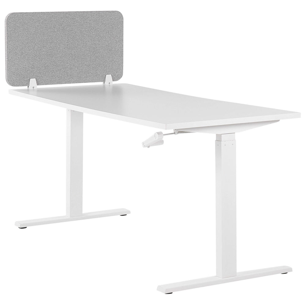 Pannello Divisorio Grigio Chiaro Fonoassorbente 72 x 40 cm in Plastica PET