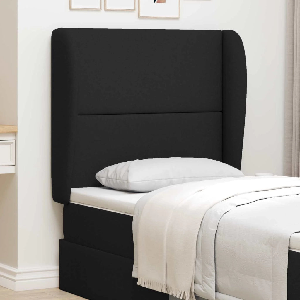 Orecchia della Testata Nero 80 x 23 x 6 cm Tessuto CFW3731102