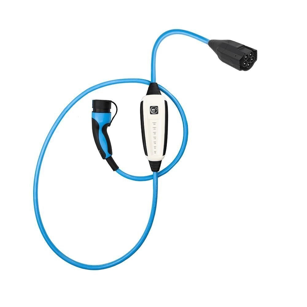 NRGkick 12101000 Pure Wallbox Mobile Tipo 2 10 m 22 kW 32 A Wi-Fi Bluetooth IP67 IP69K colore Blu