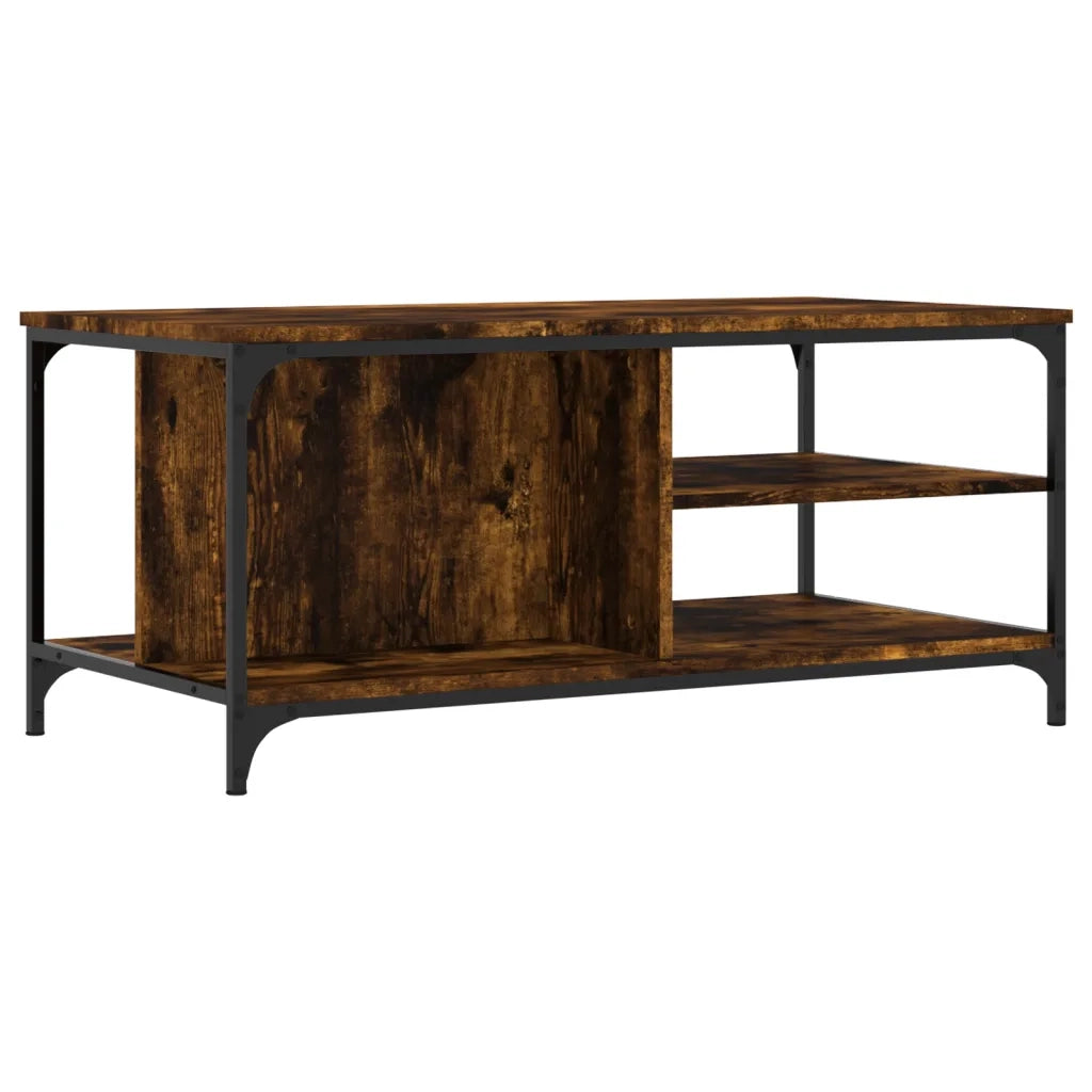 Tavolino da salotto | Tavolino da caff¨¨ | Tavolino da Soggiorno Rovere Fumo 100x50x45 cm Legno Multistrato