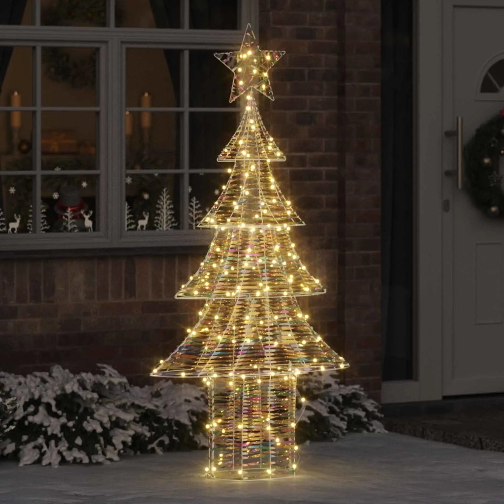 Albero di Natale con 240 LED Bianco caldo 181 cm PET 42018987