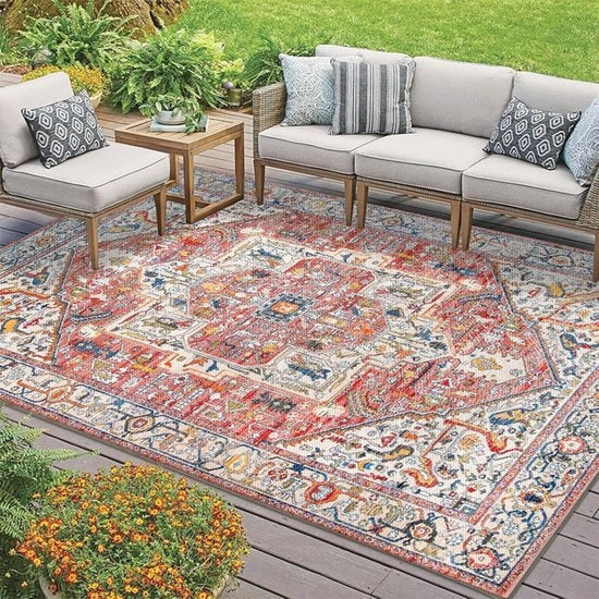 Tappeto per Esterno - Terrazza e Giardino - Impermeabile, Comodo e Antiscivolo - Disponibile in Diversi Dimensioni