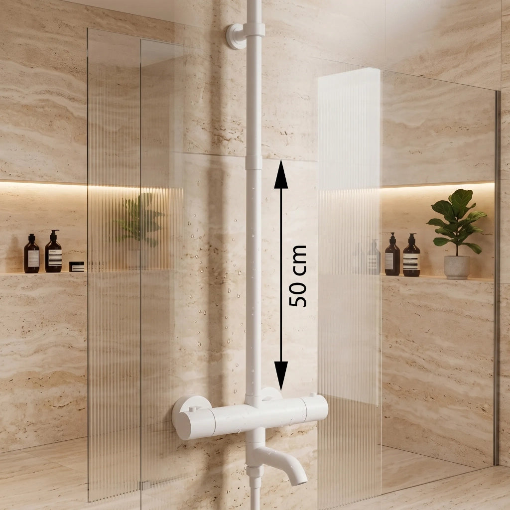 Prolunga Per Set Vasca/doccia White 50cm