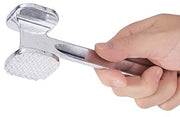Friggitrice per Carne - Resistente al Calore - Progettata a Doppia Faccia - Maniglia Comoda - Materiale in Alluminio Sicuro - Facile da Pulire - Tenderizzatore per Carne