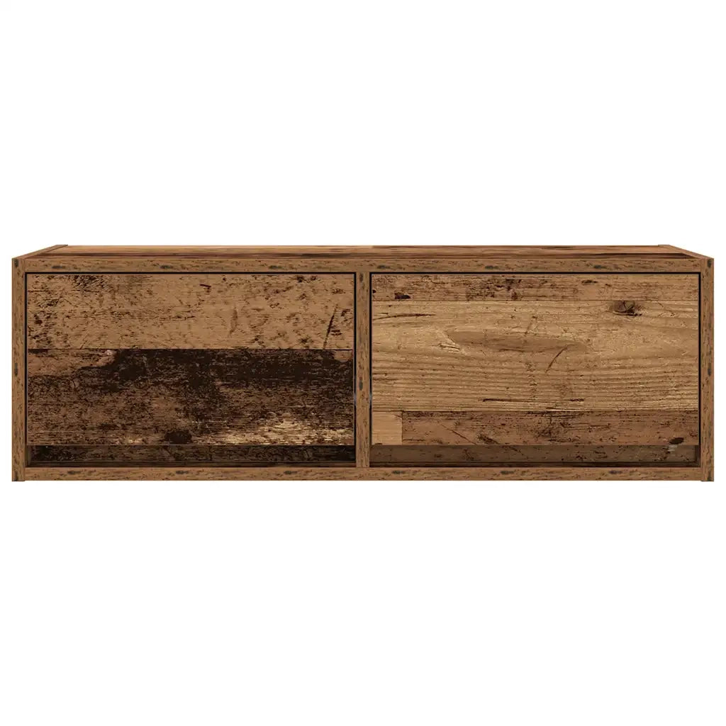 Mobili Porta TV 2 pz Legno Antico 80x31x25,5 cm in Truciolato 861523