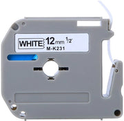 Etichettatura per etichette 12 mm - materiale PET - resistente alla corrosione - resistente alla luce - adesione forte - compatibile con M-K231 - nastro adesivo per etichette