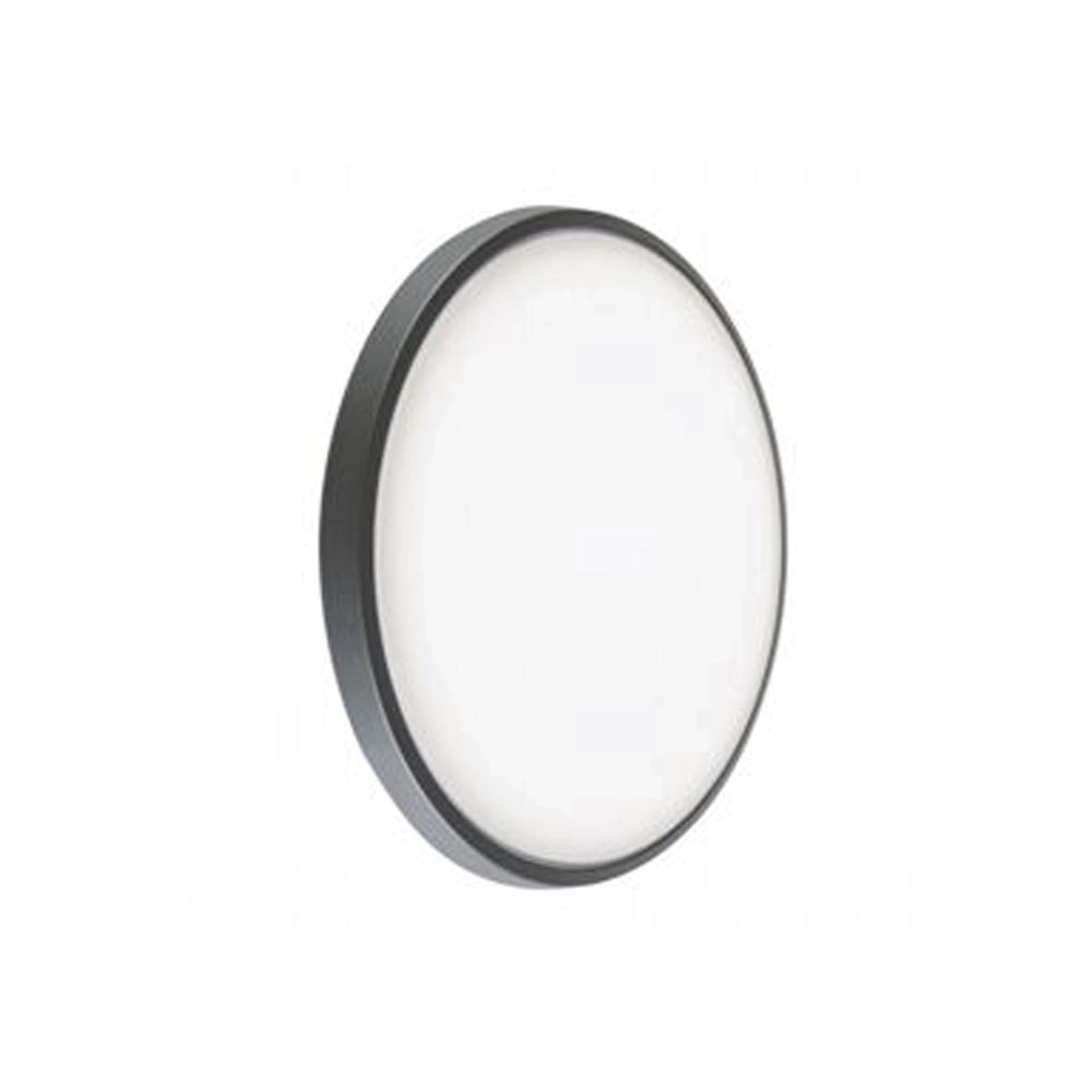 Plafoniera Da Esterno Electra Alluminio E Termoplastica Grigio Led 28W 4000K