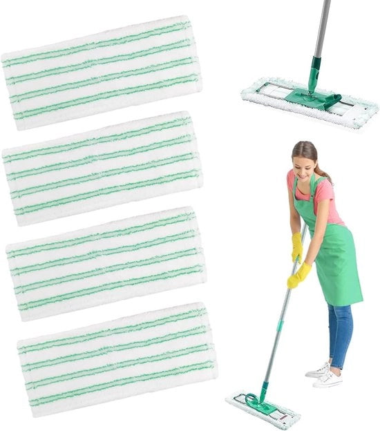 Set di 4 Coperture per Aspirapolvere per Accessori di Ricambio per Aspirapolvere a Microfibra per Tutti i Pavimenti, con Alta Capacità di Decontaminazione