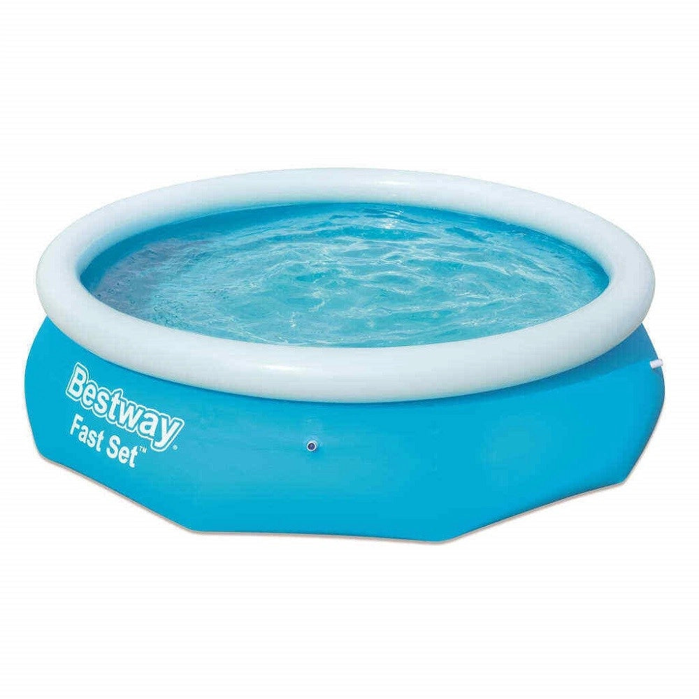 Trade Shop - Piscina Gonfiabile Fast Set Rotonda 305x76cm Predisposta Per Pompa Filtro 57266 -