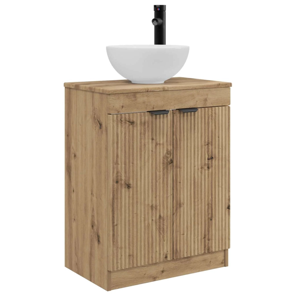 Mobile da bagno con lavabo Rovere Artigianale 54 x 35 x 83 cm 890147
