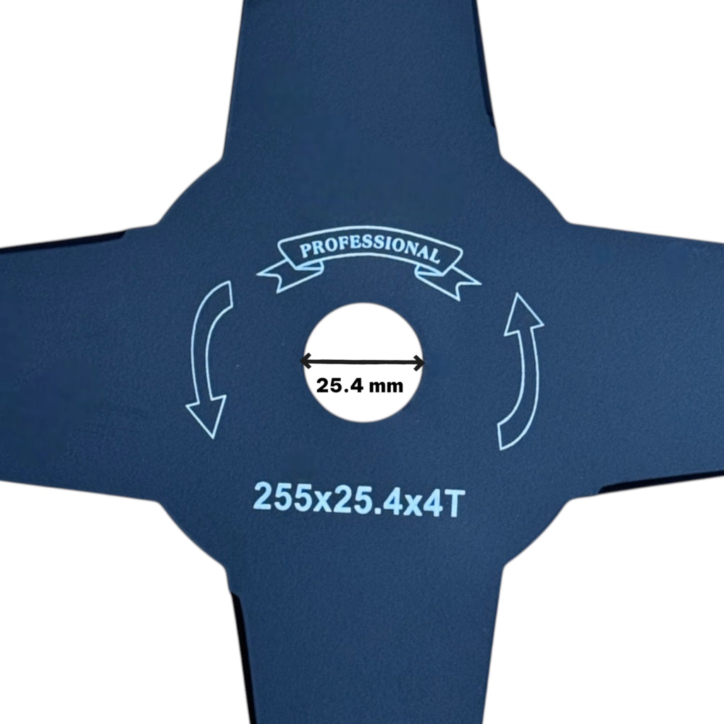 Ricambio Disco Per Decespugliatore 4 Lame Lama 255 mm Foro 25,4 mm | 07854