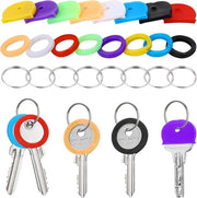 16 Stelle di Copertura per Tastiere - Coperture per Tastiere Ronde e Quadrata - Coperture per Tastiera Colorate con Applicazioni per Chiavi