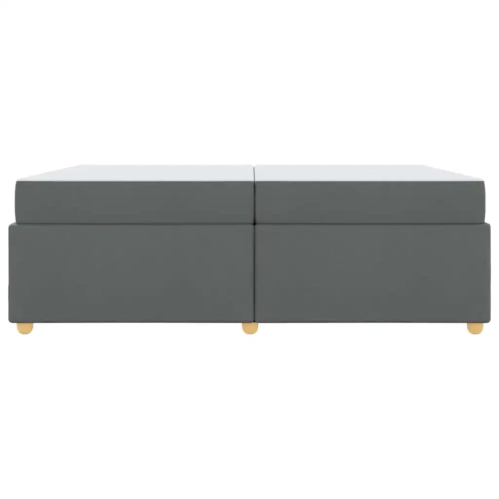 Struttura del letto Grigio scuro 200 x 200 cm Tessuto 3399378