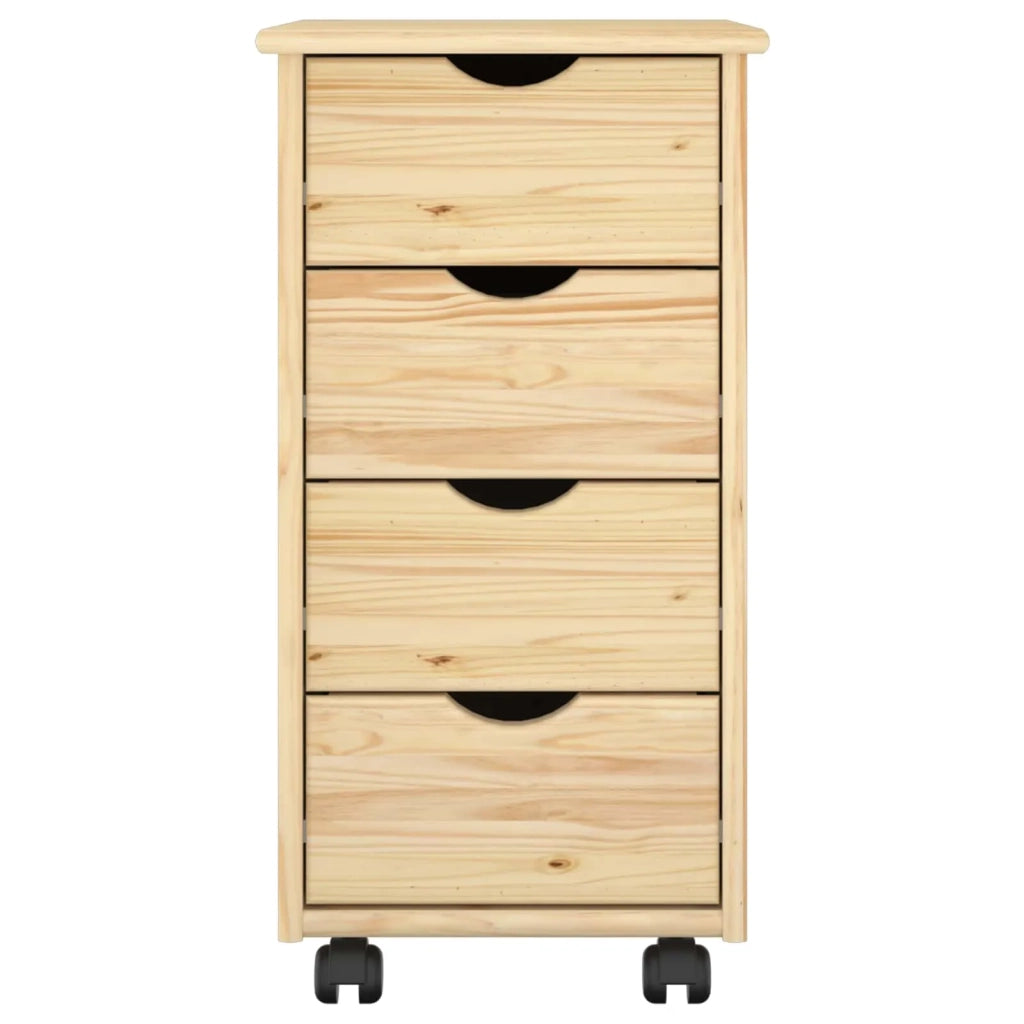 Mobile con Ruote con ruota Marrone 65,5 x 34 x 39 cm 42032389