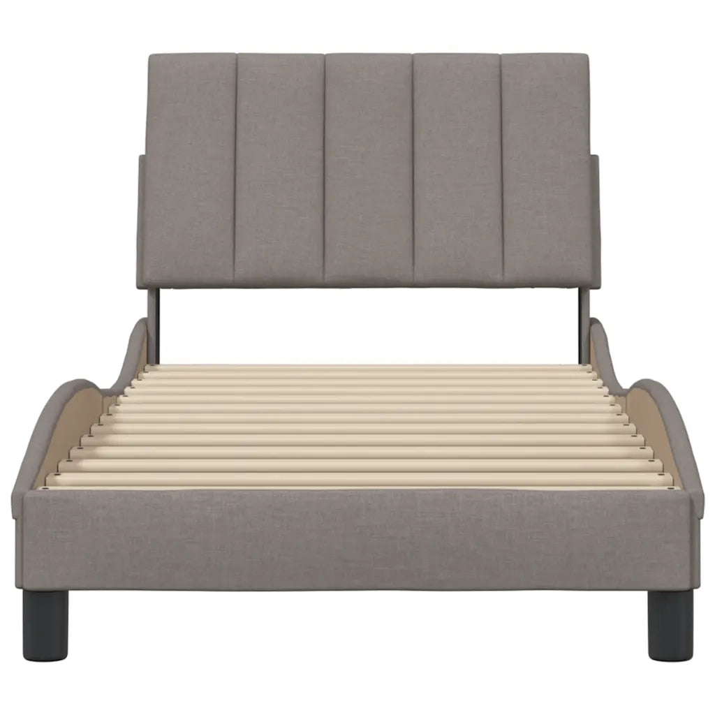 Giroletto senza Materasso Hanko Tortora 90x190 cm Tessuto