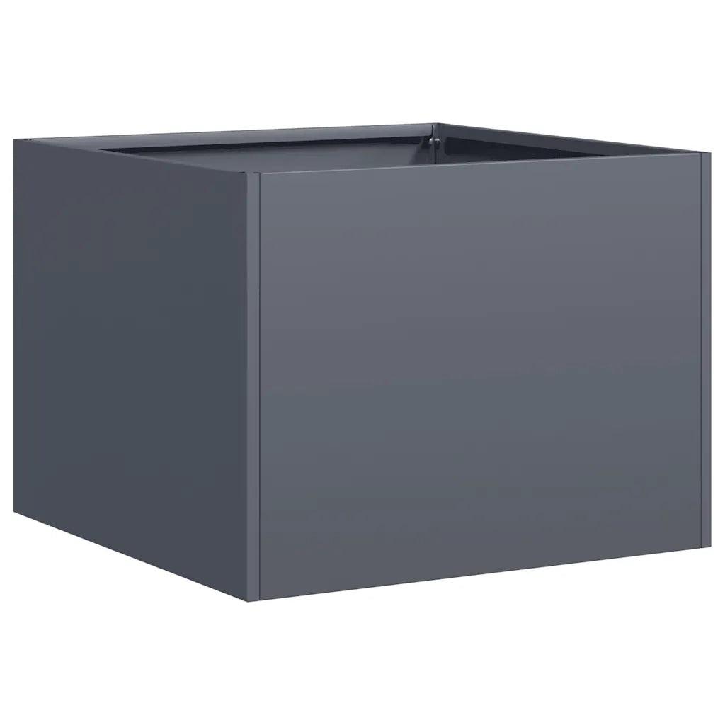Fioriera Antracite 40x40x30 cm in Acciaio 860796