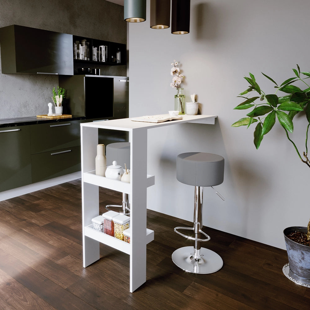 Vicco Set di 2 sgabelli da bar Grigio 33 x 92 cm 2 parti