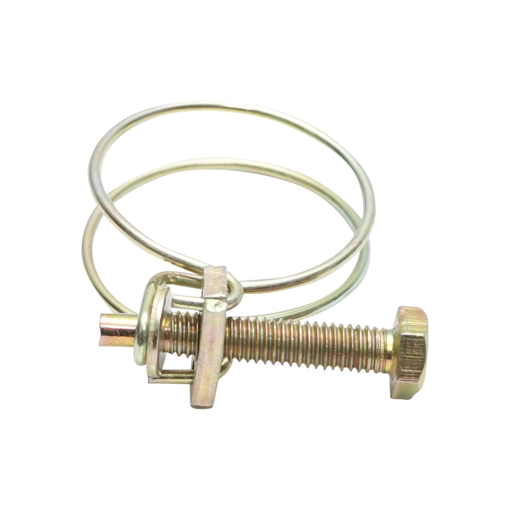 Fascetta stringicavo 28-32mm con vite M8x40mm per tubo flessibile Breckner Germany