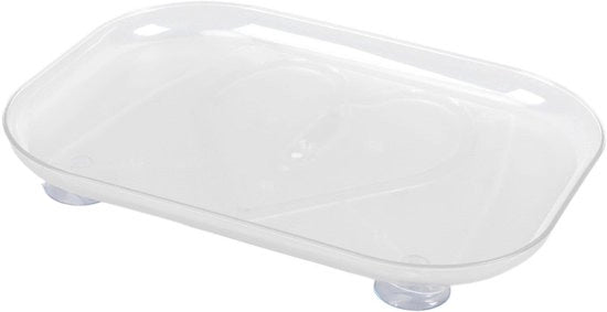 Piatto Rotativo Riscaldabile - Organizzatore Cucina - Acquario Translucido - 26 x 35 cm - Rotazione Liscia - Facile da Pulire - Organizzatore Cucina per Frigorifero
