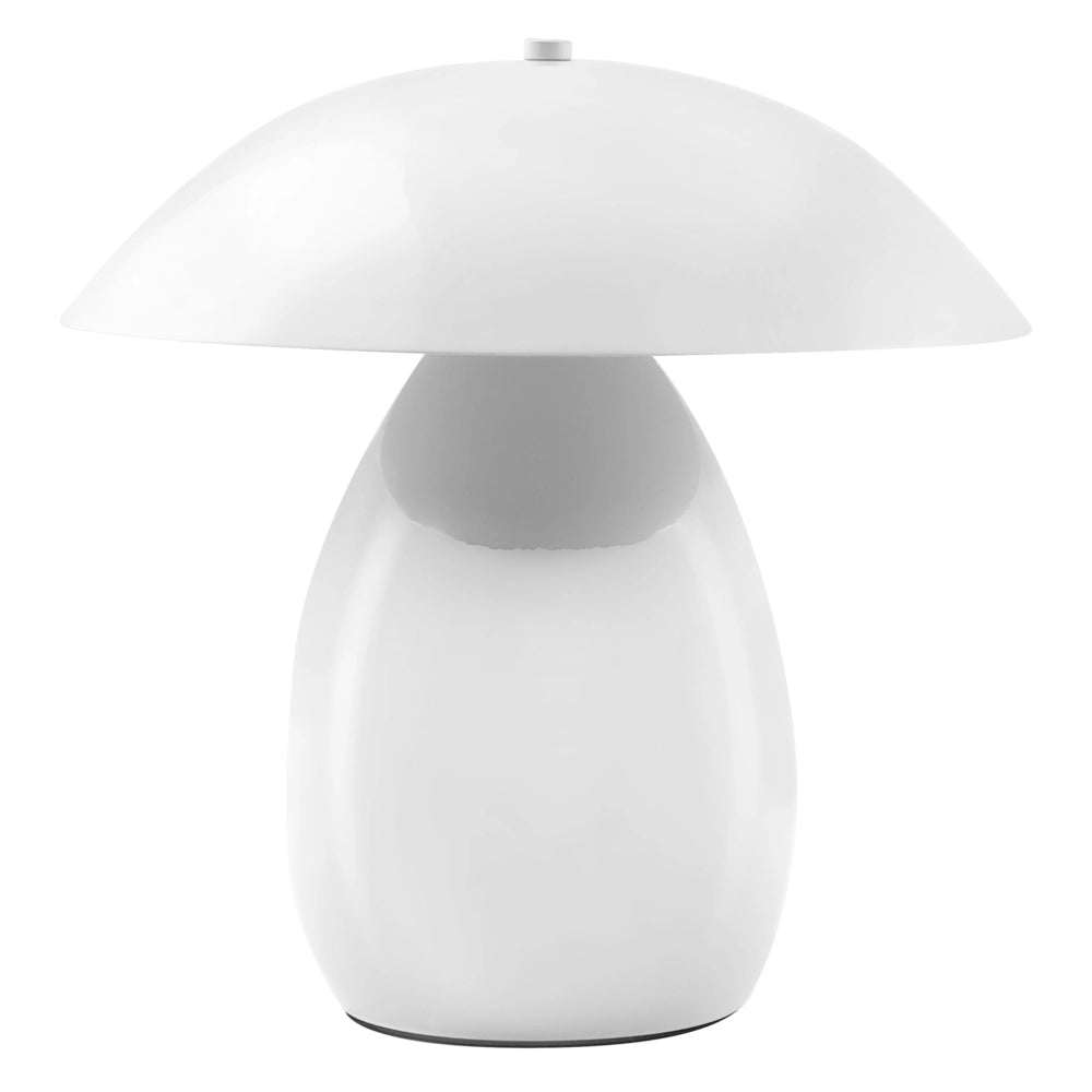 Lampada da tavolo bianca con base in ferro 30 cm a una luce design moderno accessori per il soggiorno