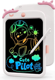 Regalo per Ragazze Giocattoli per Ragazze di 3 4 5 6 7 Anni, 10 Pollici LCD Scrivania Tablet Disegno Tablet Doodle Board Giocattoli Educativi Giocattoli per Bambini di Età Prescolare Regali per Compleanno Natale Festa Viaggi