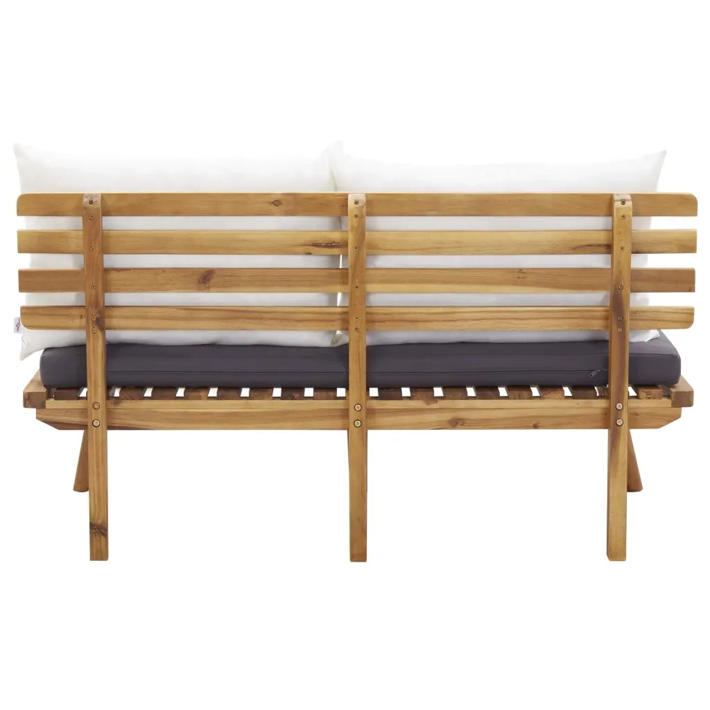Set Divani da Giardino 4 pz | Set Salotto da Giardino con Cuscini in Massello di Acacia