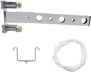Hanger per abbigliamento pieghevole - Sistema di appendiabito spazievenditore - 1 pezzo - Acciaio inossidabile