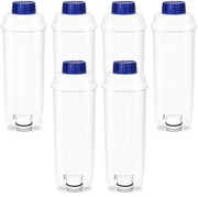 Filtro per acqua compatibile per macchina da caffè Delonghi Serie DLSC002 ECAM ESAM ETAM 6 pezzi