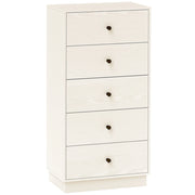 Cassettiera Alta 5 Cassetti ¨C Zephmum ¨C 47x29x95 Beige