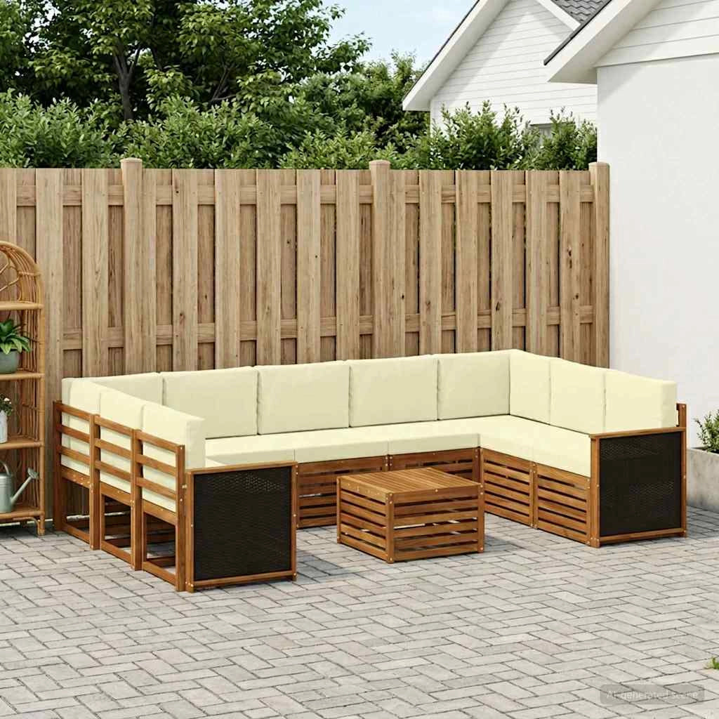 Set divani Legno di Acacia Massello 3384851