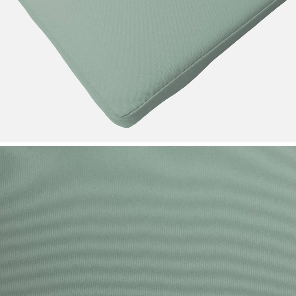 Set 2 cuscini per lettino prendisole, verde grigio