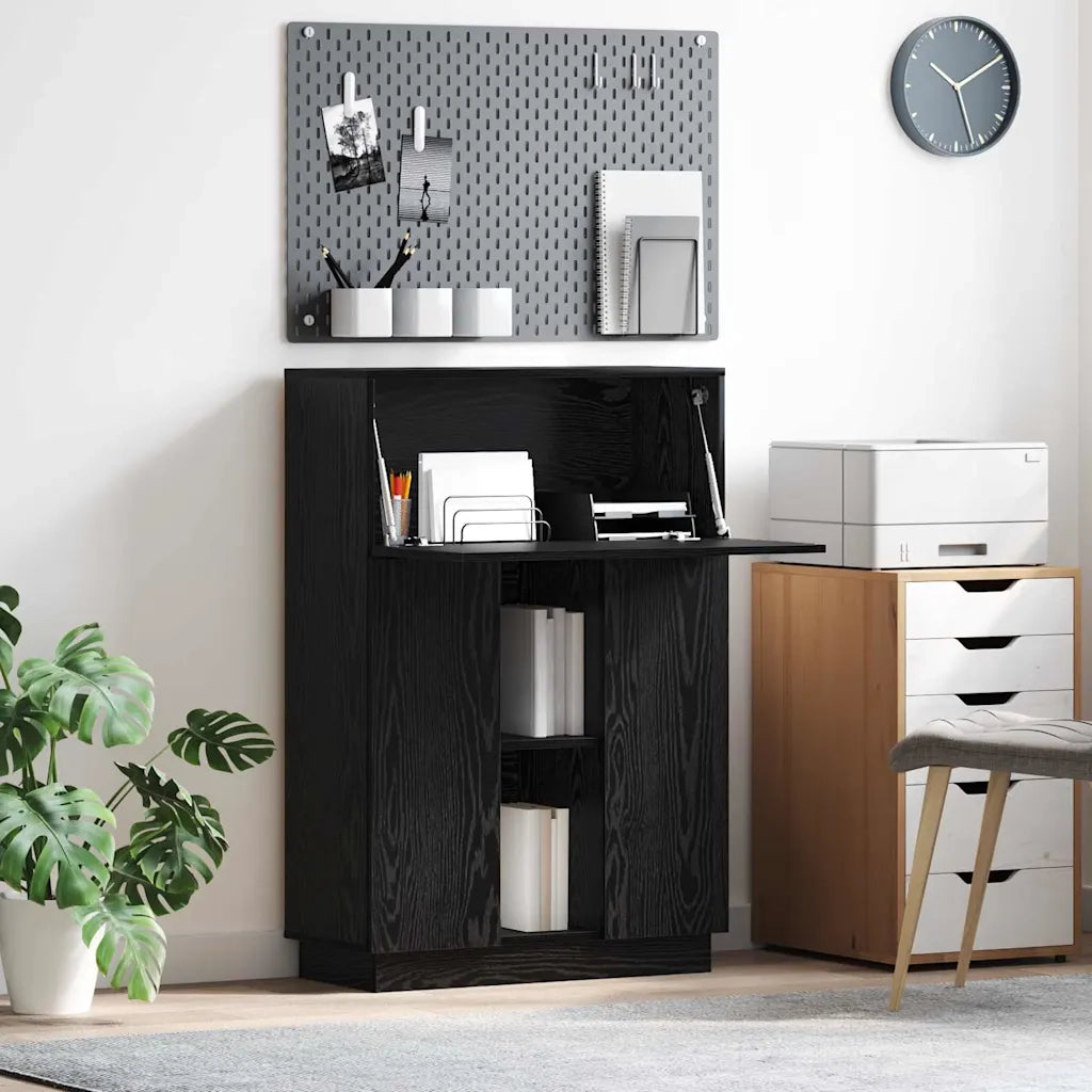 Scrivania Rovere Nero 71,5 x 31,5 x 106,5 cm 869483