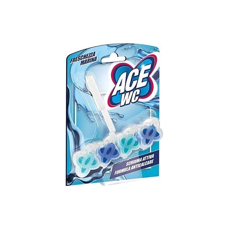 ACE TAVOLETTA PER WC CON CANDEGGINA E SCHIUMA ATTIVA FRESCHEZZA MARINA