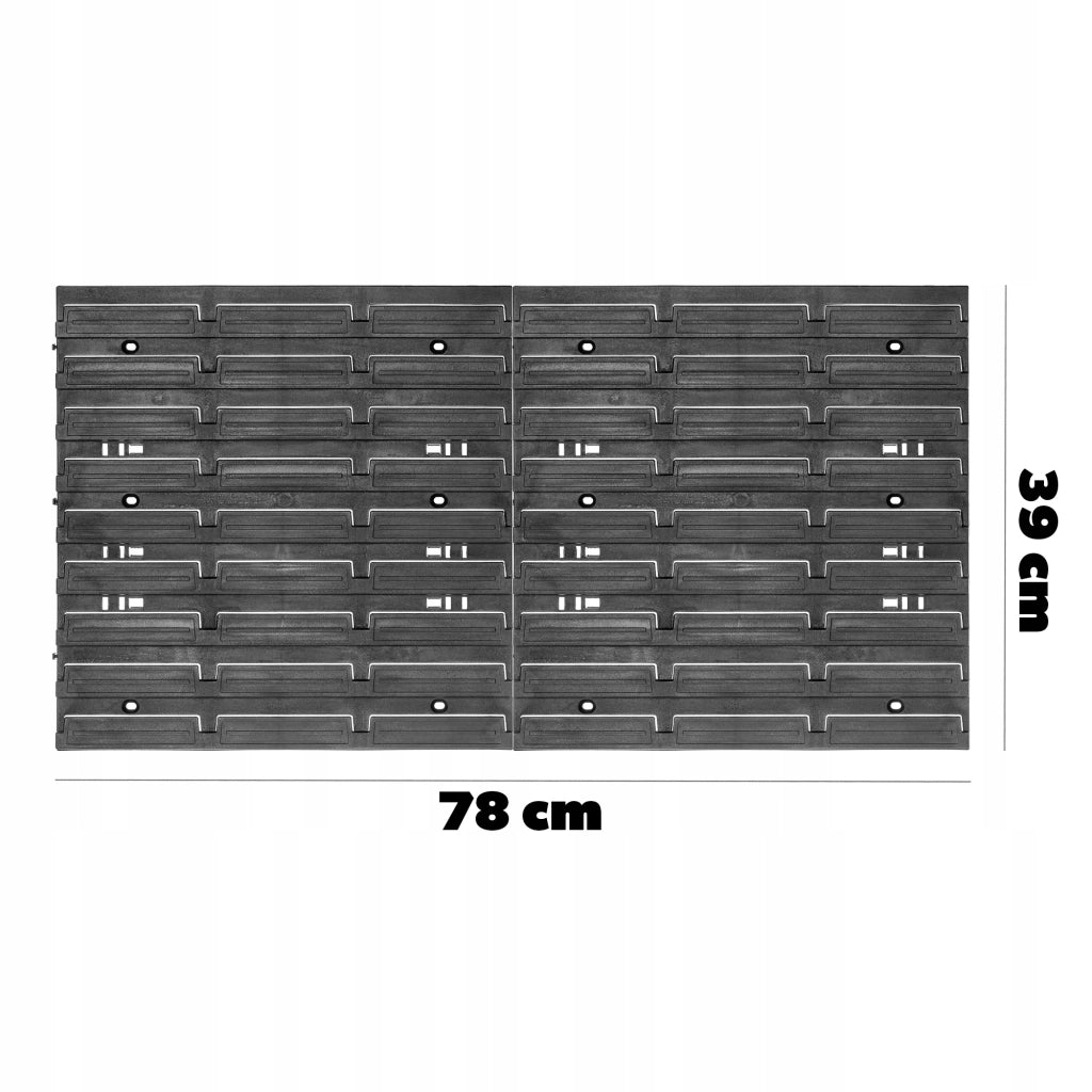 Pannello portautensili KADAX da parete per officina, 78x39 cm, per officina e garage.
