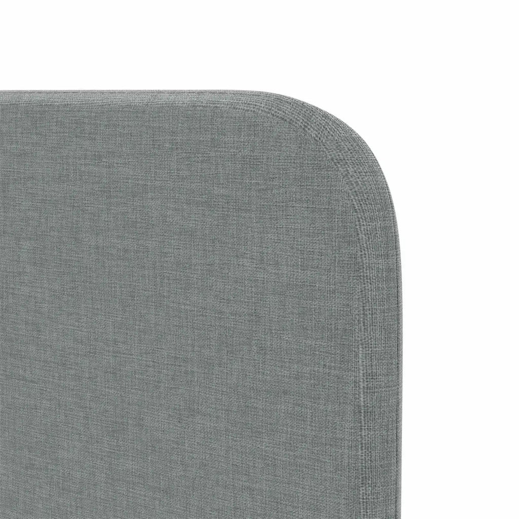 Orecchia della Testata Grigio chiaro 80 x 16 x 4 cm Tessuto CFW9165840